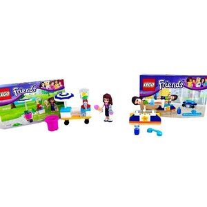 LEGO Friends Smoothie Stand & Gymnastics Bar Replacement Pieces Not Complete